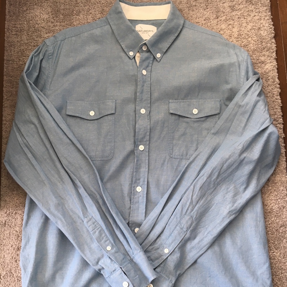 Saturday’s NYC men’s denim shirt